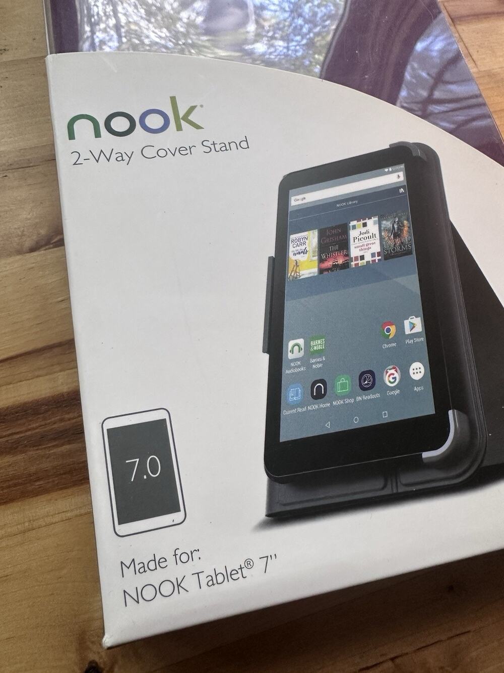 Barnes & Noble Nook Color Tablet Protective Cover - Black Magnetic Case Stand